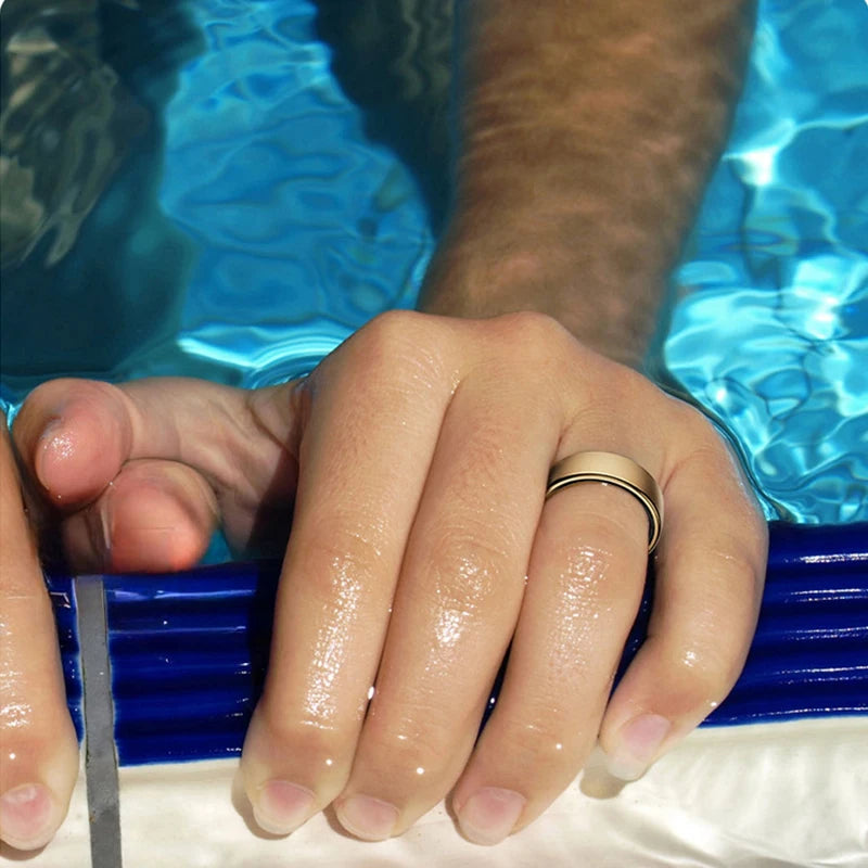 New R10 Waterproof Smart Ring Health Monitor Men & Women Health & Sleep Monitor Smart Rings Multi-Sport Modes Qring APP